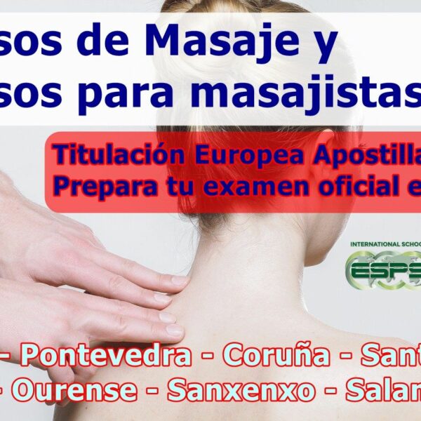 cursos de masaje en Vigo, escuela de masaje en Vigo, Pontevedra, Coruña, Santiago, Ourense, Lugo, Salamanca academia de masaje. Curso de masaje Vigo