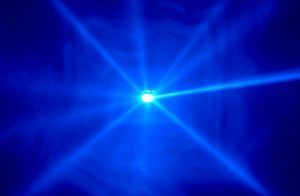 Luz azul