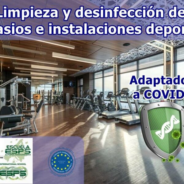 Limpieza y desinfección de gimnasios e instalaciones deportivas