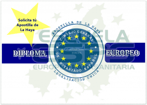 Diplomas con apostilla notarial de La Haya, Diploma Europeo Apostillado