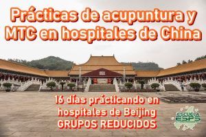 Prácticas de acupuntura y MTC en hospitales de China. prácticas de acupuntura en hospitales de china.