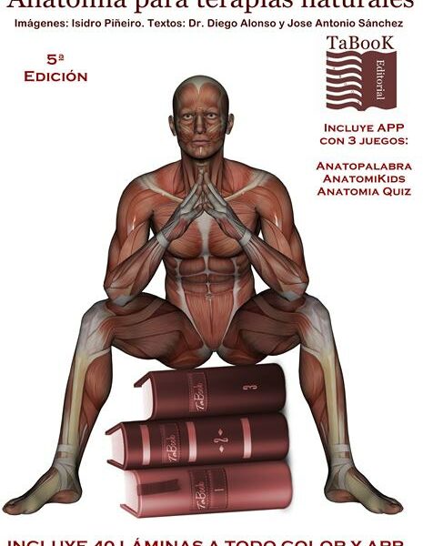 libro de anatomia para terapias naturales + app anatopalabra y anatomikids