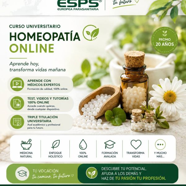 El Curso de Homeopatía Online y Presencial en Vigo, Coruña, Santiago y Pontevedra