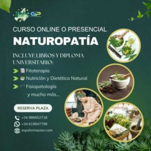 curso de naturopatía online universitario, curso de formación en naturopatia en Vigo, Coruña, Pontevedra y Santiago de Compostela