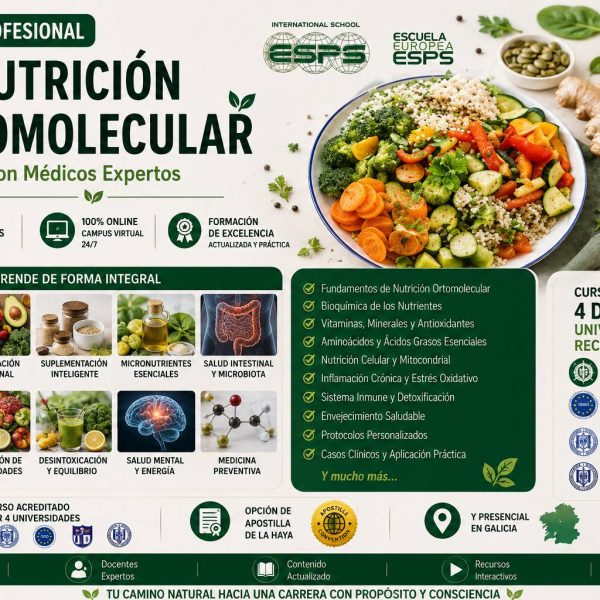 Curso de nutrición ortomolecular online