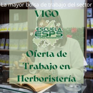 Oferta de Empleo en herboristería